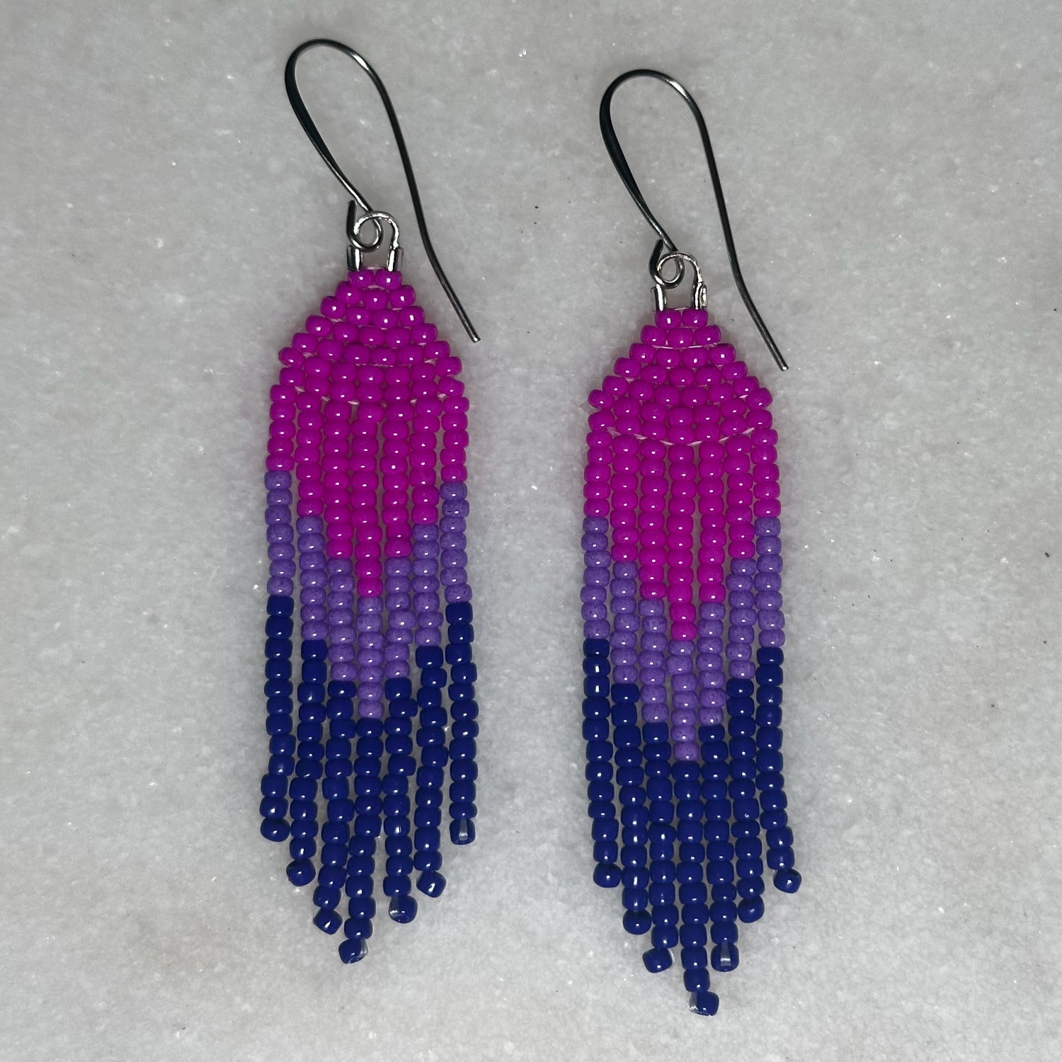 Pansexual Pride Earrings | Indigenous Beadwork | LGBTQ2S+ Pride Collection cheapest