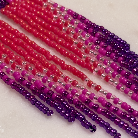 Enhonretv (Confidence) (Minis) Brick Stitch Fringe Beaded Earrings