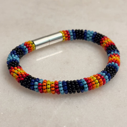 Totkv-ton Owv (Fire and Water) Bead-Wrapped Bracelet